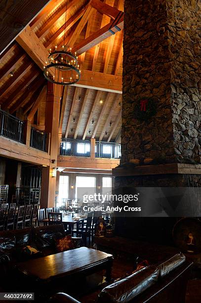 Interior of Heck's Restaurant inside The Lodge at the Devil's Thumb Nordic Center December 10, 2014.