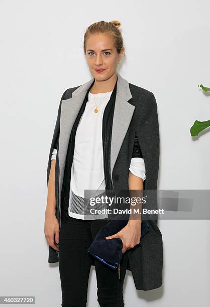 Polly Morgan attends the Edun Pre Fall Dinner at Alison Jacques Gallery on December 11, 2014 in London, England.