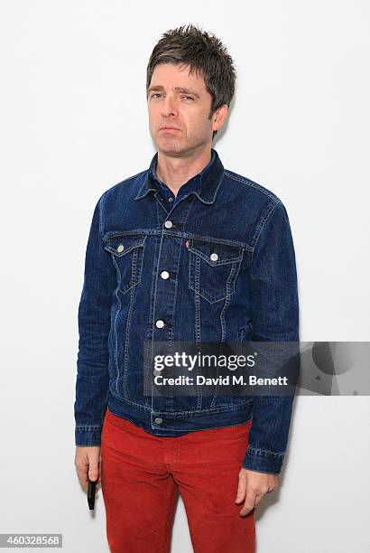 Noel Gallagher attends the Edun Pre Fall Dinner at Alison Jacques Gallery on December 11, 2014 in London, England.