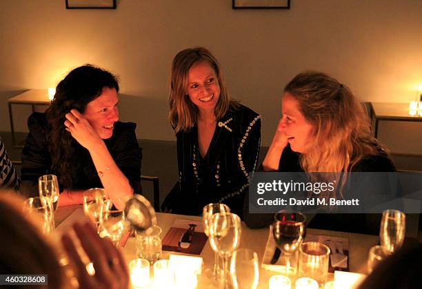 Danielle Sherman attends the Edun Pre Fall Dinner at Alison Jacques Gallery on December 11, 2014 in London, England.