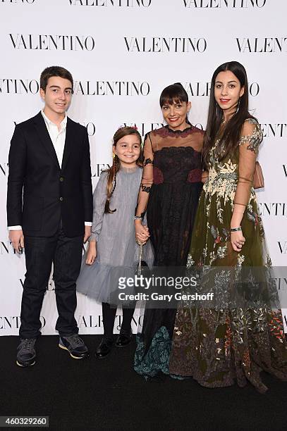 Guests attend the Valentino Sala Bianca 945 Event on December 10, 2014 in New York City.