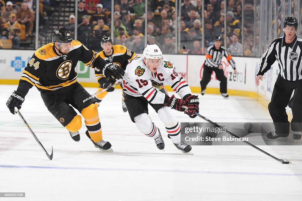 Chicago Blackhawks v Boston Bruins