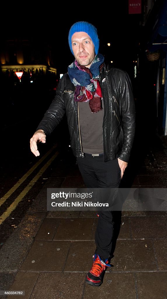 London Celebrity Sightings -  December 11, 2014