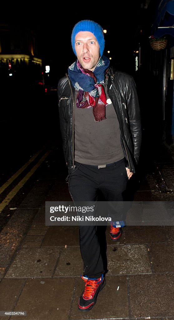 London Celebrity Sightings -  December 11, 2014