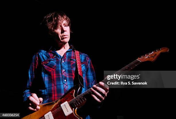 Musician Thurston Moore performs on stage, presented by Norton and Pandora, part of the Boldly Go by Norton Concert Series, powered by Pandora on...
