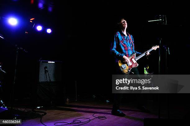 Musician Thurston Moore performs on stage, presented by Norton and Pandora, part of the Boldly Go by Norton Concert Series, powered by Pandora on...