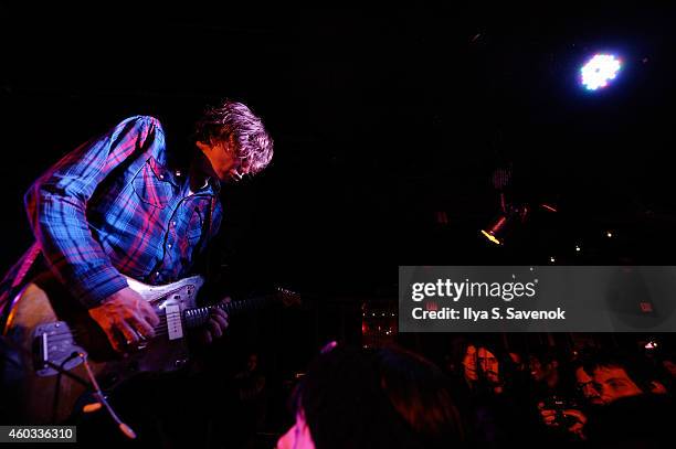 Musician Thurston Moore performs on stage, presented by Norton and Pandora, part of the Boldly Go by Norton Concert Series, powered by Pandora on...