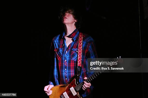 Musician Thurston Moore performs on stage, presented by Norton and Pandora, part of the Boldly Go by Norton Concert Series, powered by Pandora on...