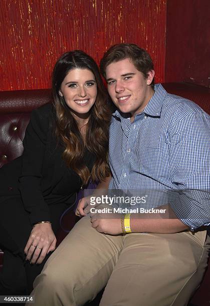 Writer Katherine Schwarzenegger and Christopher Schwarzenegger attend the pre-reception for Variety's 5th annual Power of Comedy presented by TBS...