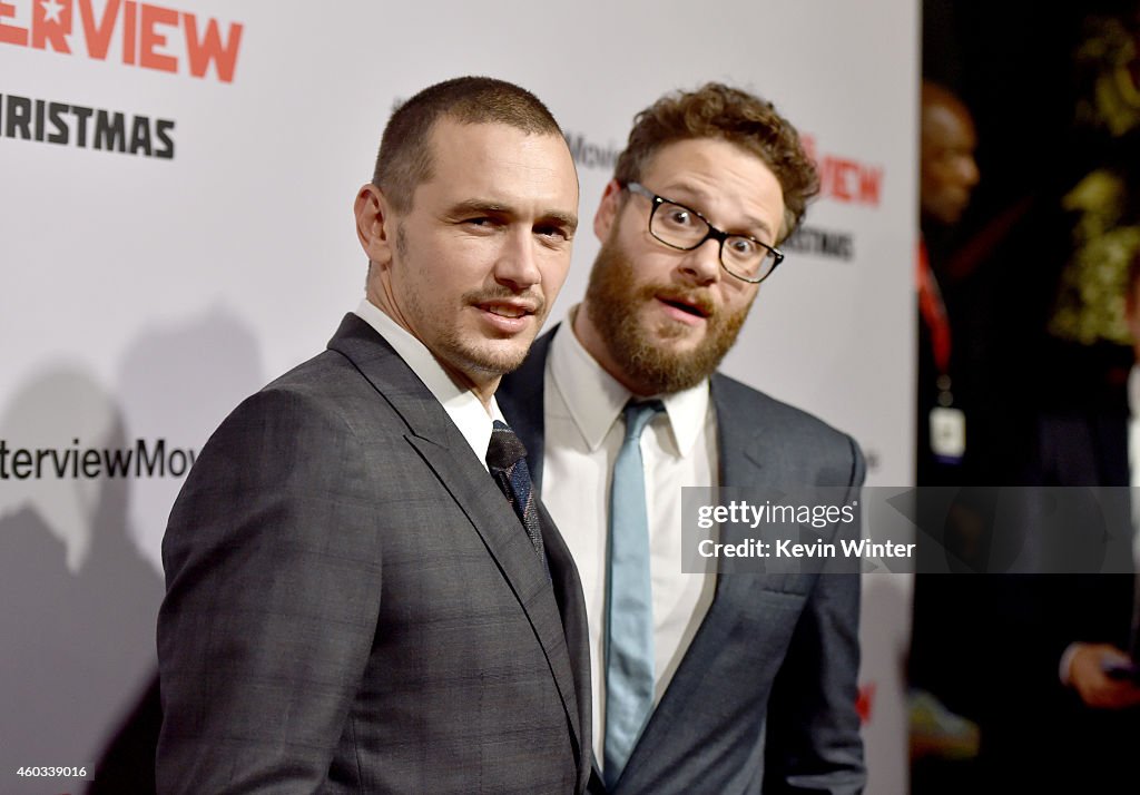 Premiere Of Columbia Pictures' "The Interview" - Red Carpet