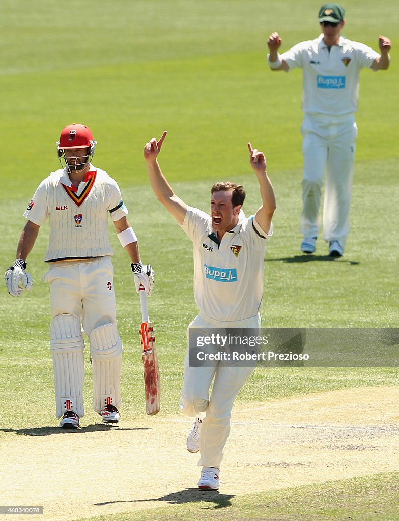 TAS v SA - Sheffield Shield: Day 4