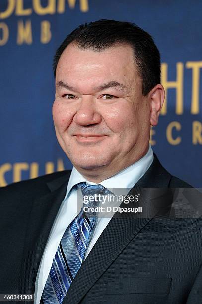 Patrick Gallagher attends the "Night At The Museum: Secret Of The Tomb" New York Premiere at the Ziegfeld Theater on December 11, 2014 in New York...