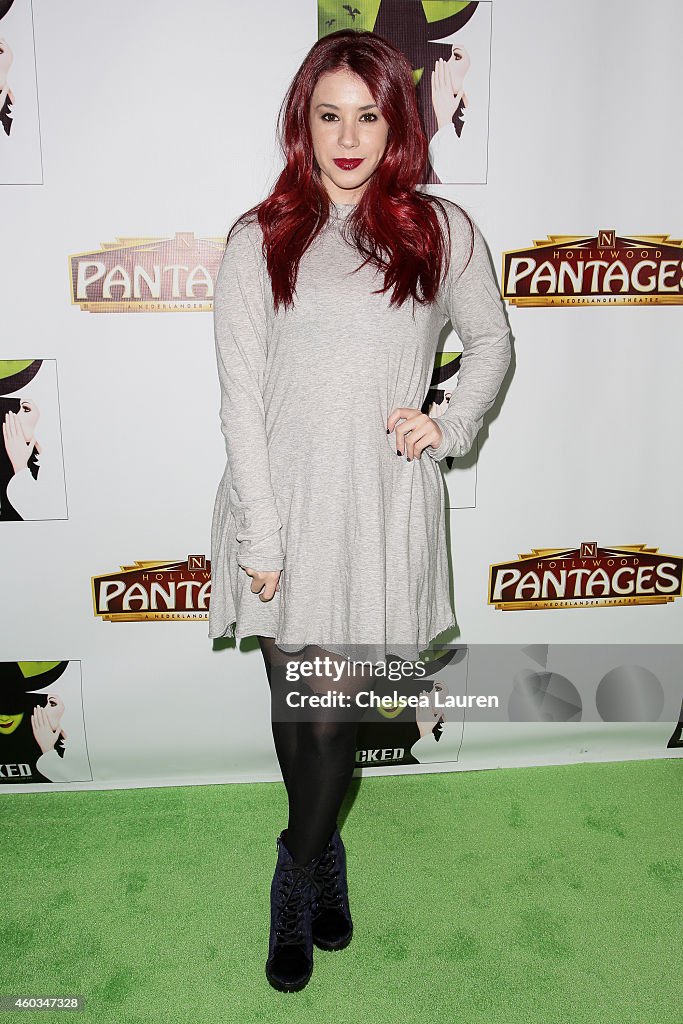 Opening Night "Green" Carpet For WICKED At Hollywood Pantages Theatre