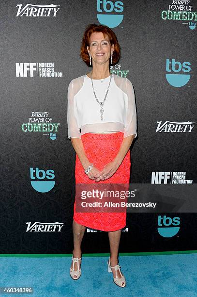 Founder & CEO of the Noreen Fraser Foundation, Noreen Fraser attends Variety's Power of Comedy Event Honoring Aziz Ansari at The Belasco Theater on...