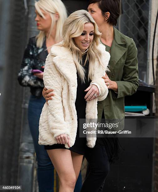 Ashley Monroe is seen at 'Jimmy Kimmel Live' on December 11, 2014 in Los Angeles, California.