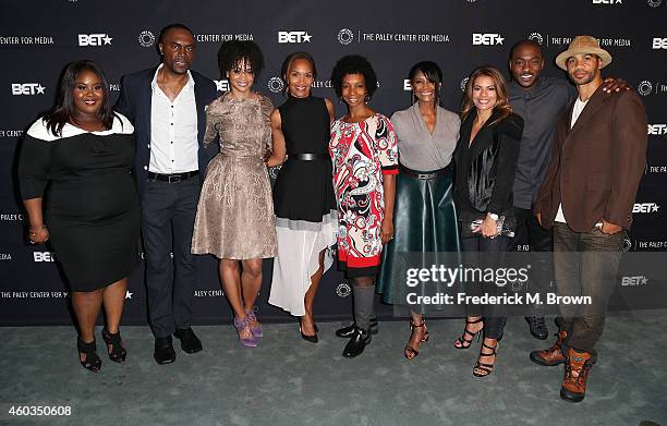 Raven Goodwin, Richard Brooks, Latarsha Rose, Mara Brock Akil, Charlie Jordan Brookins, Margaret Avery, Lisa Vidal, B. J. Britt and Aaron Spears...