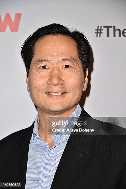 Charles Rahi Chun Randall Park arrives at the Los Angeles premiere of 'The Interview' held at The Theatre at Ace Hotel Downtown LA on December 11,...