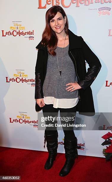 Actress Sara Rue attends Disney On Ice presents Let's Celebrate! at Staples Center on December 11, 2014 in Los Angeles, California.