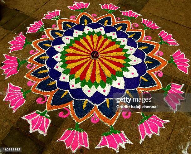 Coin Rangoli 1 853 Rangoli Colours Stock Photos, High-Res Pictures, and Images ...
