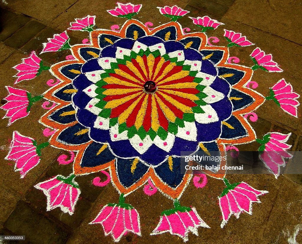 Rangoli - Colour Art