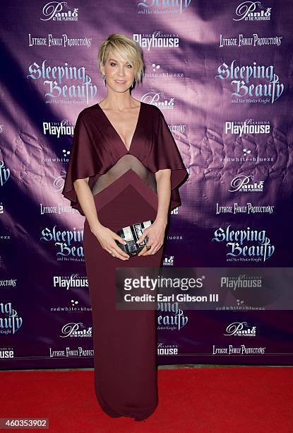 Actress Jenna Elfman attends the opening night premiere of the Pasadena Playhouse And Lythgoe Family Productions Present "Sleeping Beauty And Her...