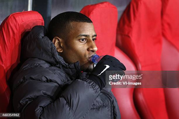 Luciano Narshingh of PSV during the UEFA Europa League group match between PSV Eindhoven and Dinamo Moscow on December 11, 2014 at the Phillips...