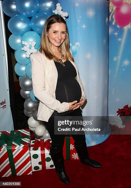 Actress Beverley Mitchell attends Disney On Ice "Let's Celebrate!" at Staples Center on December 11, 2014 in Los Angeles, California.