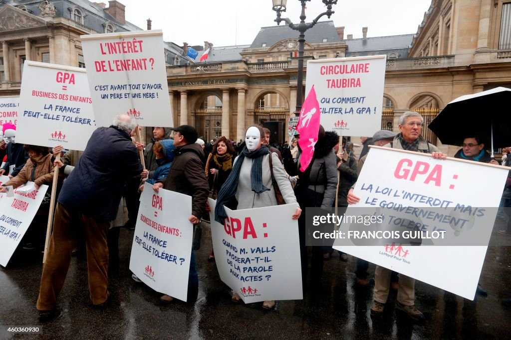 FRANCE-POLITICS-GAYS-MARRIAGE-SURROGACY