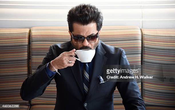 Anil Kapoor during a portrait session on day three of the 11th Annual Dubai International Film Festival held at the Madinat Jumeriah Complex on...