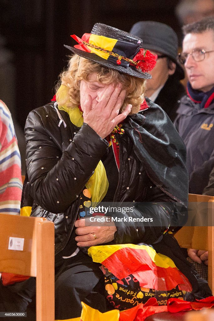 Funeral Of Queen Fabiola of Belgium In Laeken