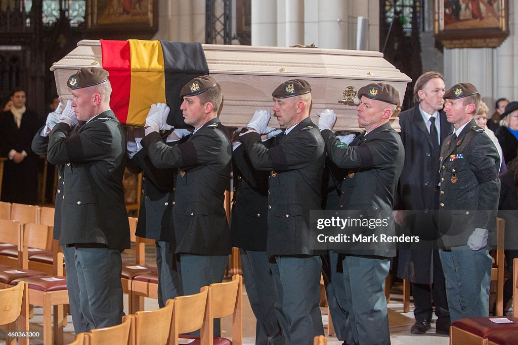 Funeral Of Queen Fabiola of Belgium In Laeken