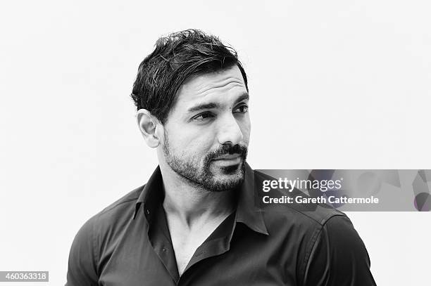 John Abraham poses during a portrait session on day three of the 11th Annual Dubai International Film Festival held at the Madinat Jumeriah Complex...