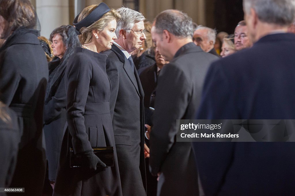Funeral Of Queen Fabiola of Belgium In Laeken
