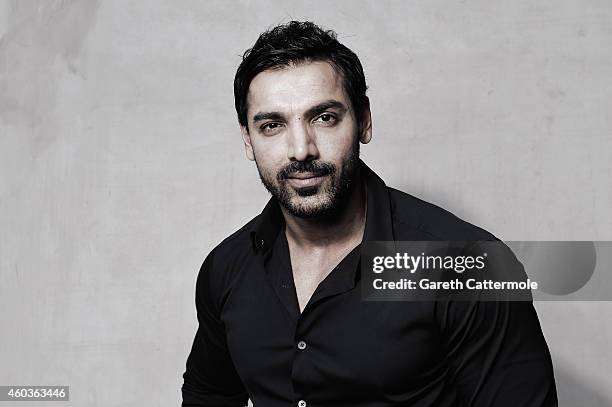 John Abraham poses during a portrait session on day three of the 11th Annual Dubai International Film Festival held at the Madinat Jumeriah Complex...