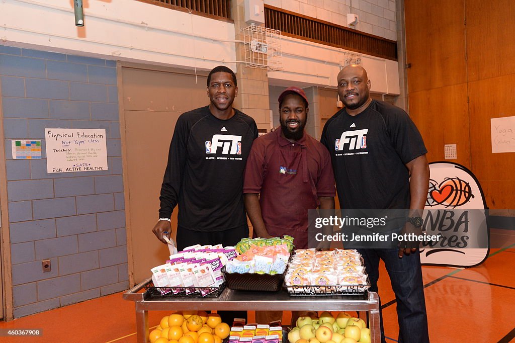 NBA Cares with Felipe Lopez and Mitch Richmond