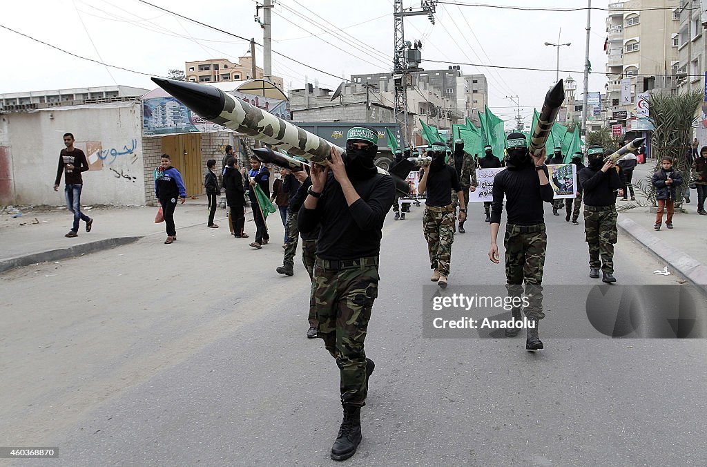 27th foundation anniversary of Palestinian Hamas movement