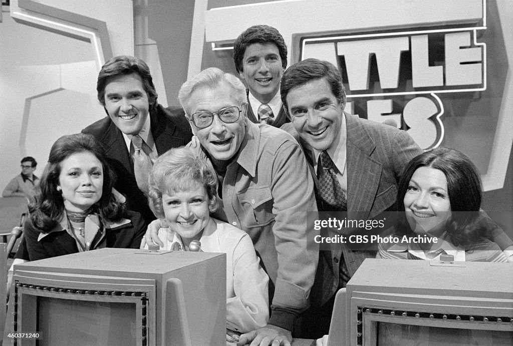 Celebrity husbands and wives on the gameshow, TATTLETALES. From left ...