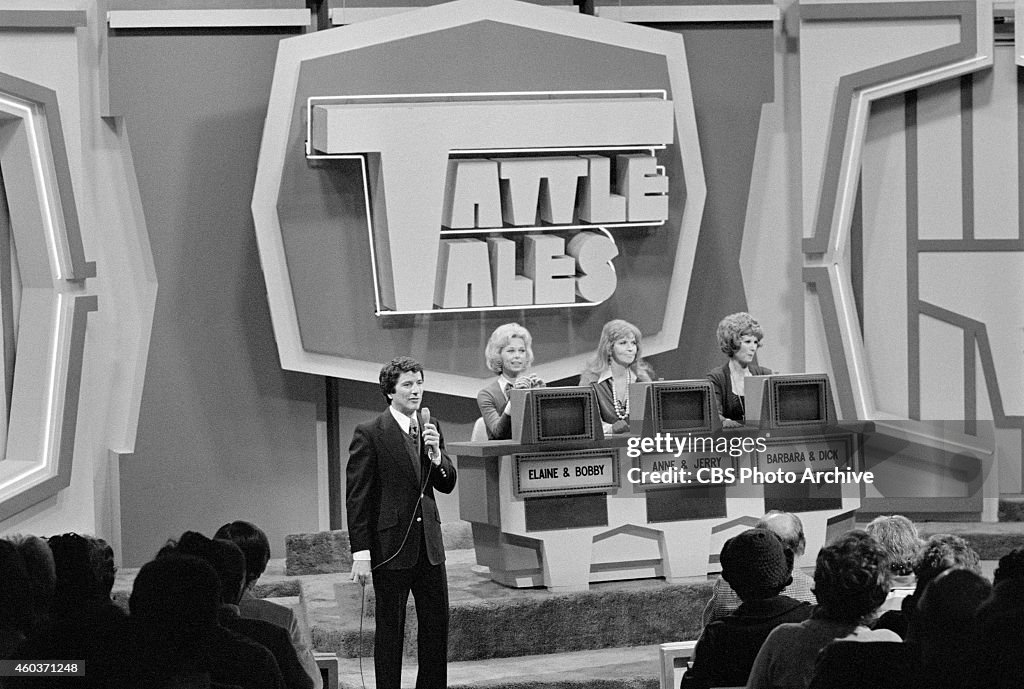 Celebrity husbands and wives on the gameshow, TATTLETALES. From left ...