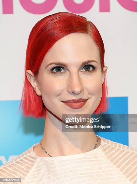 Singer Hayley Williams attends the 2014 Billboard Women In Music Luncheon at Cipriani Wall Street on December 12, 2014 in New York City.