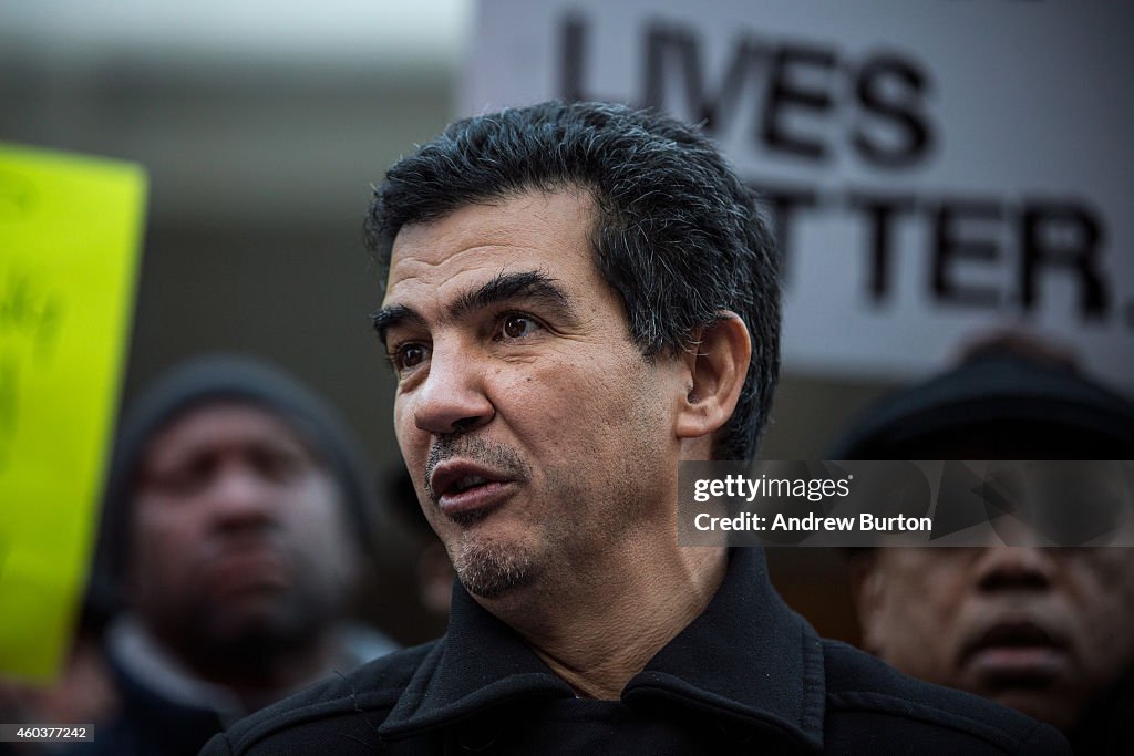 Protest At NYC's City Hall Against Grand Jury Decision In Eric Garner Case