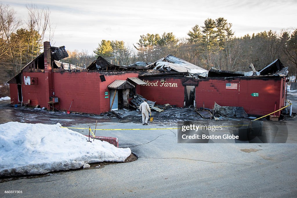 Slaughterhouse In Groton, Mass. Destroyed By Fire