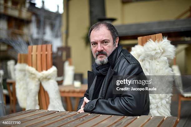 Carlo Lucarelli attends day 4 of 24th Courmayeur Noir In Festival on December 12, 2014 in Courmayeur, Italy.