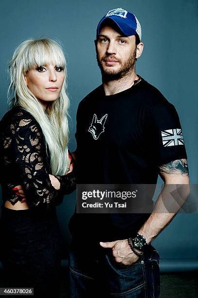 Actors Noomi Rapace and Tom Hardy are photographed at the Toronto Film Festival for Variety on September 6, 2014 in Toronto, Ontario.