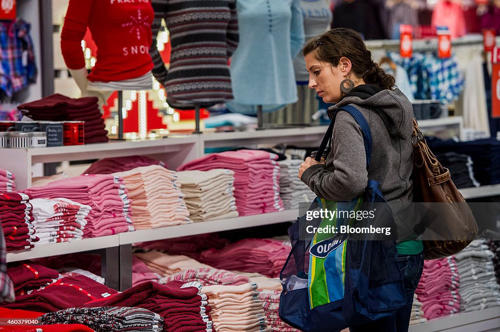 Operations Inside An Old Navy Inc. Store As Retail Sales Rise
