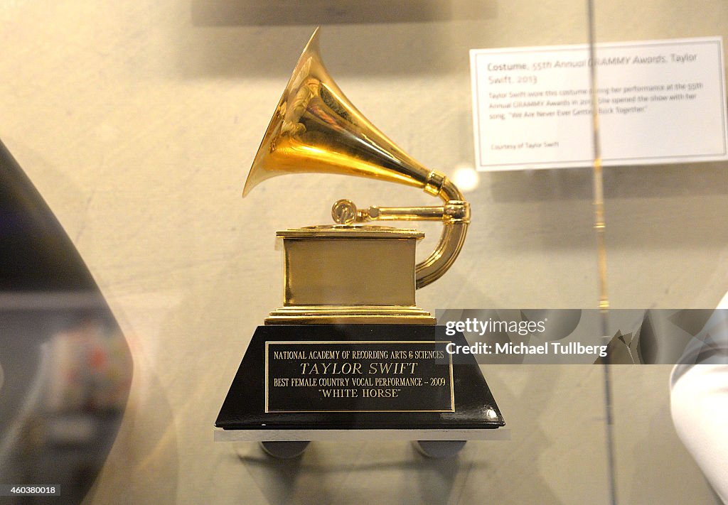 Media Preview Day For "The Taylor Swift Experience" At The GRAMMY Museum