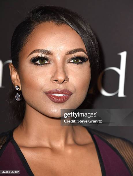 Kat Graham arrives at the Rihanna's First Annual Diamond Ball at The Vineyard on December 11, 2014 in Beverly Hills, California.