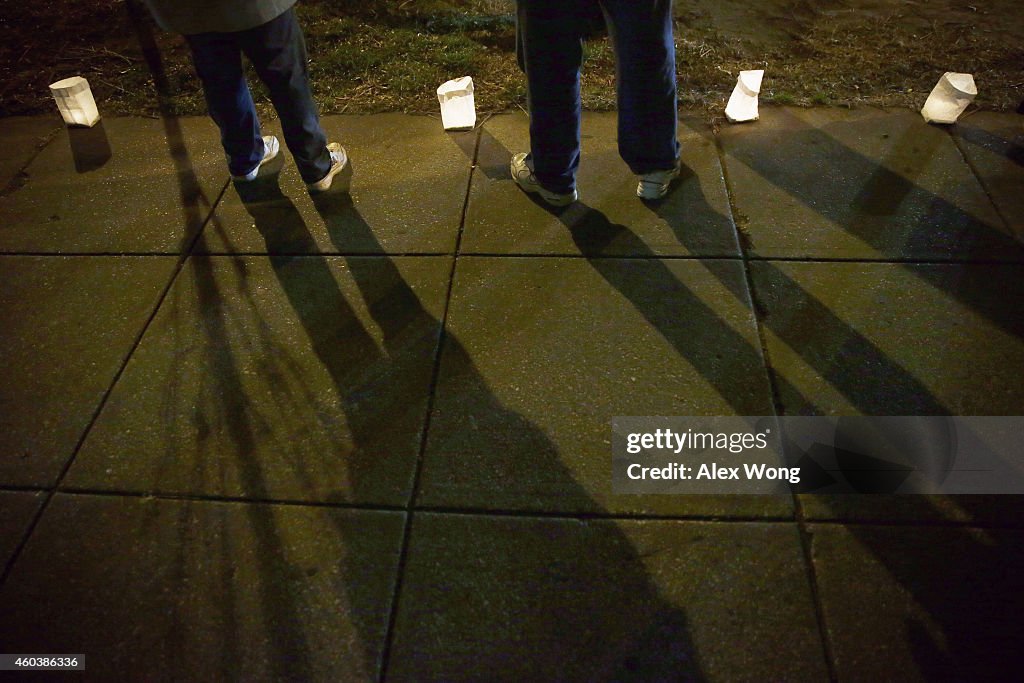 Candlelight Vigil Held In DC To Protest Non-Indictment In Eric Garner Case