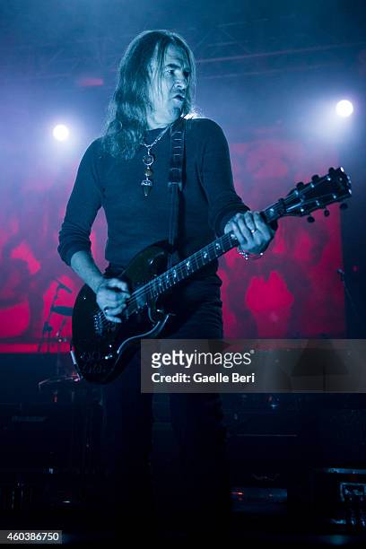 Justin Sullivan of New Model Army performs on stage at The Forum on December 12, 2014 in London, United Kingdom