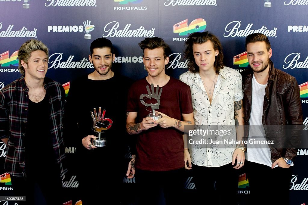 '40 Principales Awards' 2014 - Press Room