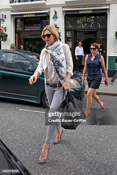 Kate Moss is seen on June 19, 2012 in London, United Kingdom.